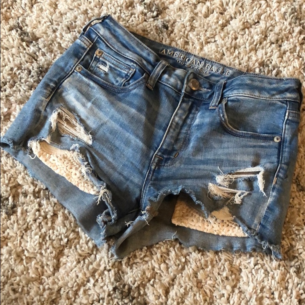 American Eagle next level stretch hi rise shorts